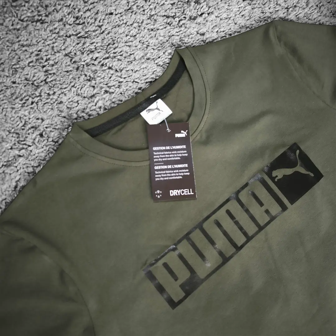 Спортивний одяг Чоловічий комплект Puma (футболка хакі + шорти) Магазин Орхідея Чоловічий комплект Puma (футболка хакі + шорти)
