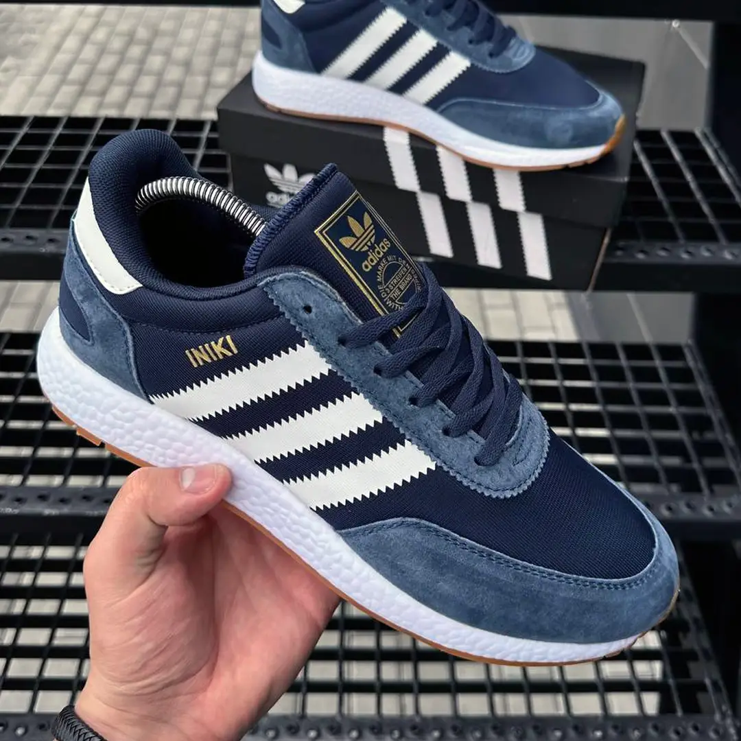 Взуття Кросівки Adidas INIKI (чорно-сірі) Магазин Орхідея Кросівки Adidas INIKI (сині)