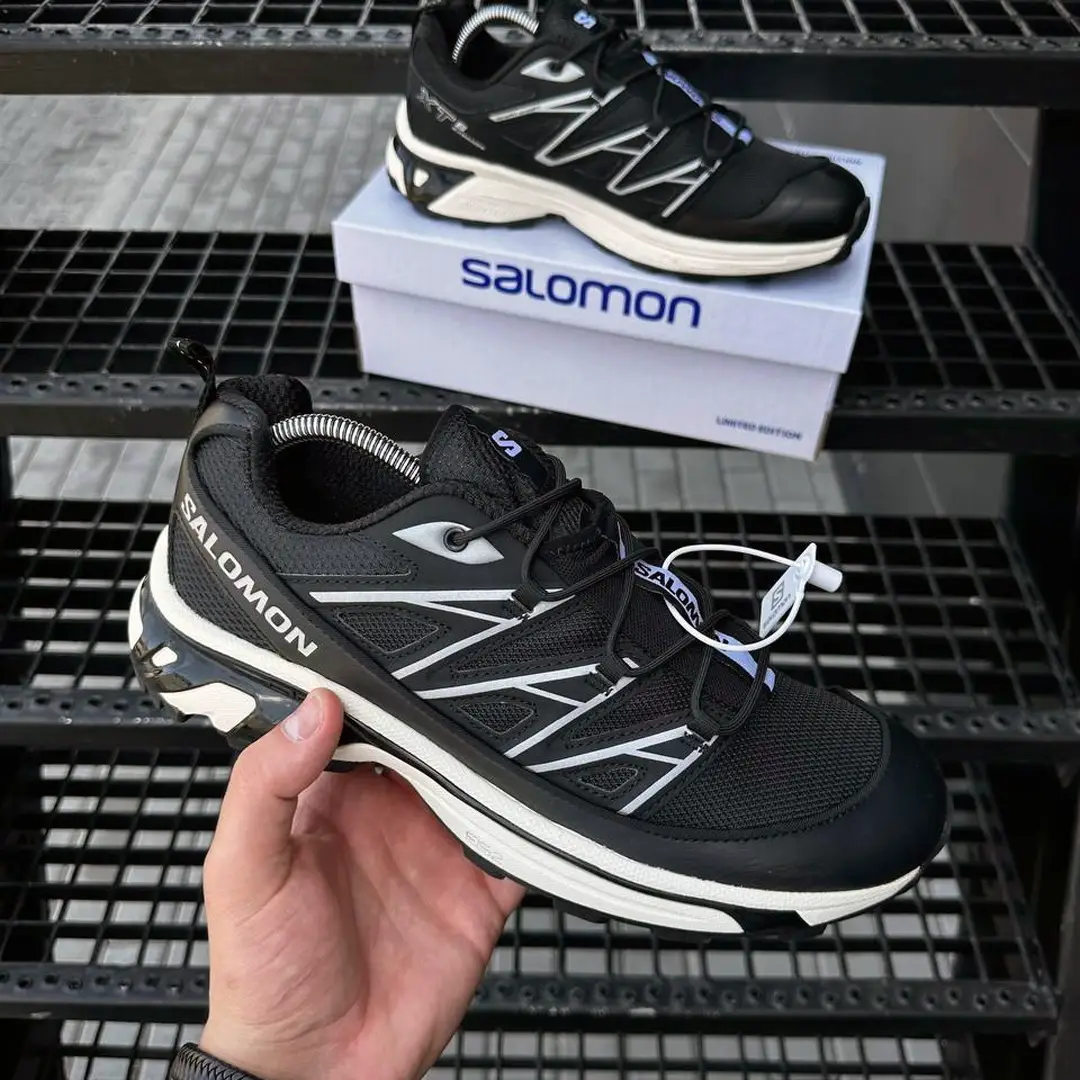 Взуття Кросівки Salomon XT6 Expance (чорно-сірі) Магазин Орхідея Кросівки Salomon XT Expance (чорно білі)