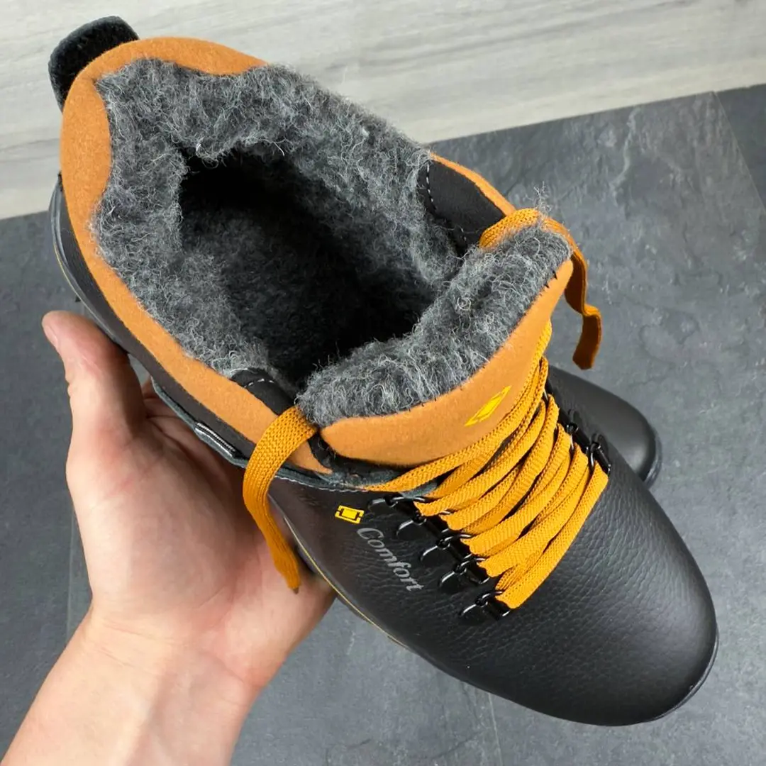 Чоловічі шкіряні зимові черевики М comfort