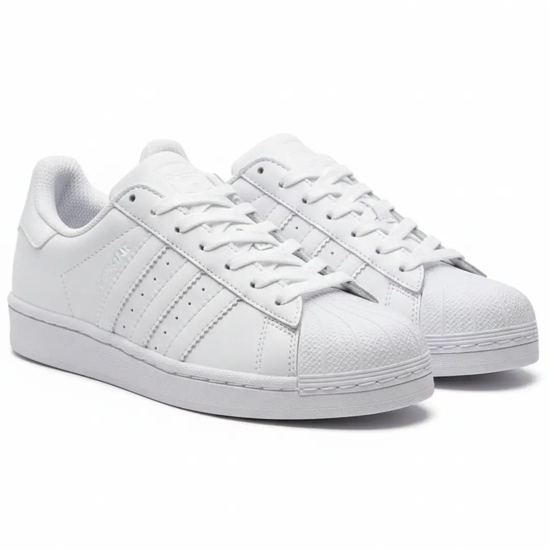 Adidas Superstar (all white)