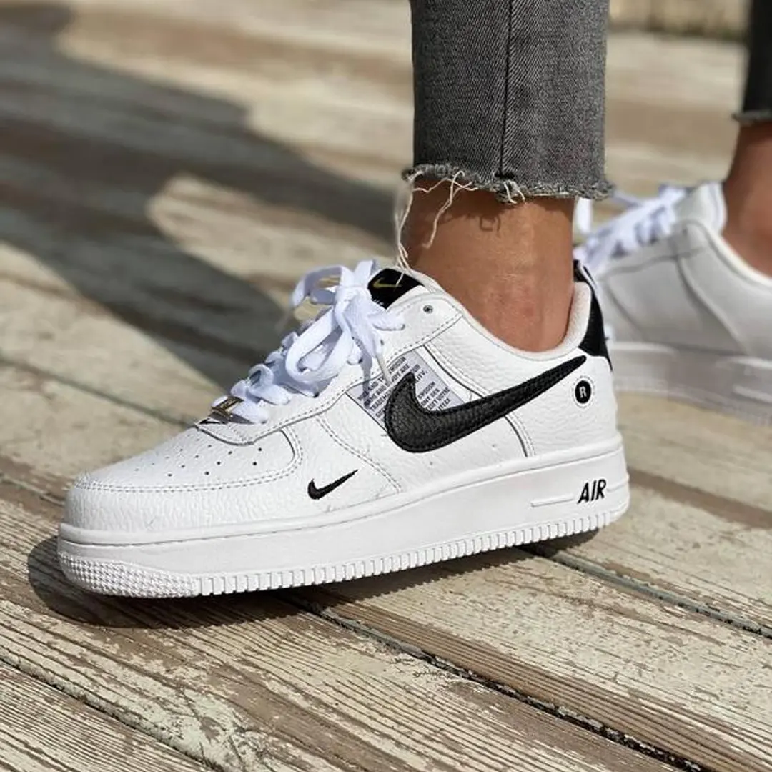 Кросівки Nike Air Force (ultra white black)