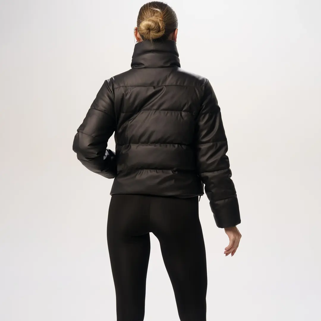 Пуховик укорочений жіночий Lolita (чорний)