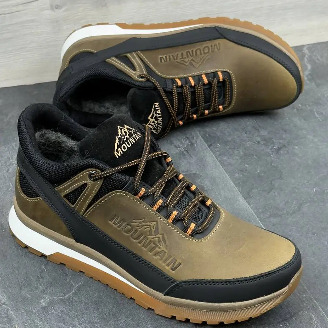 Чоловічі шкіряні зимові черевики (М ол)