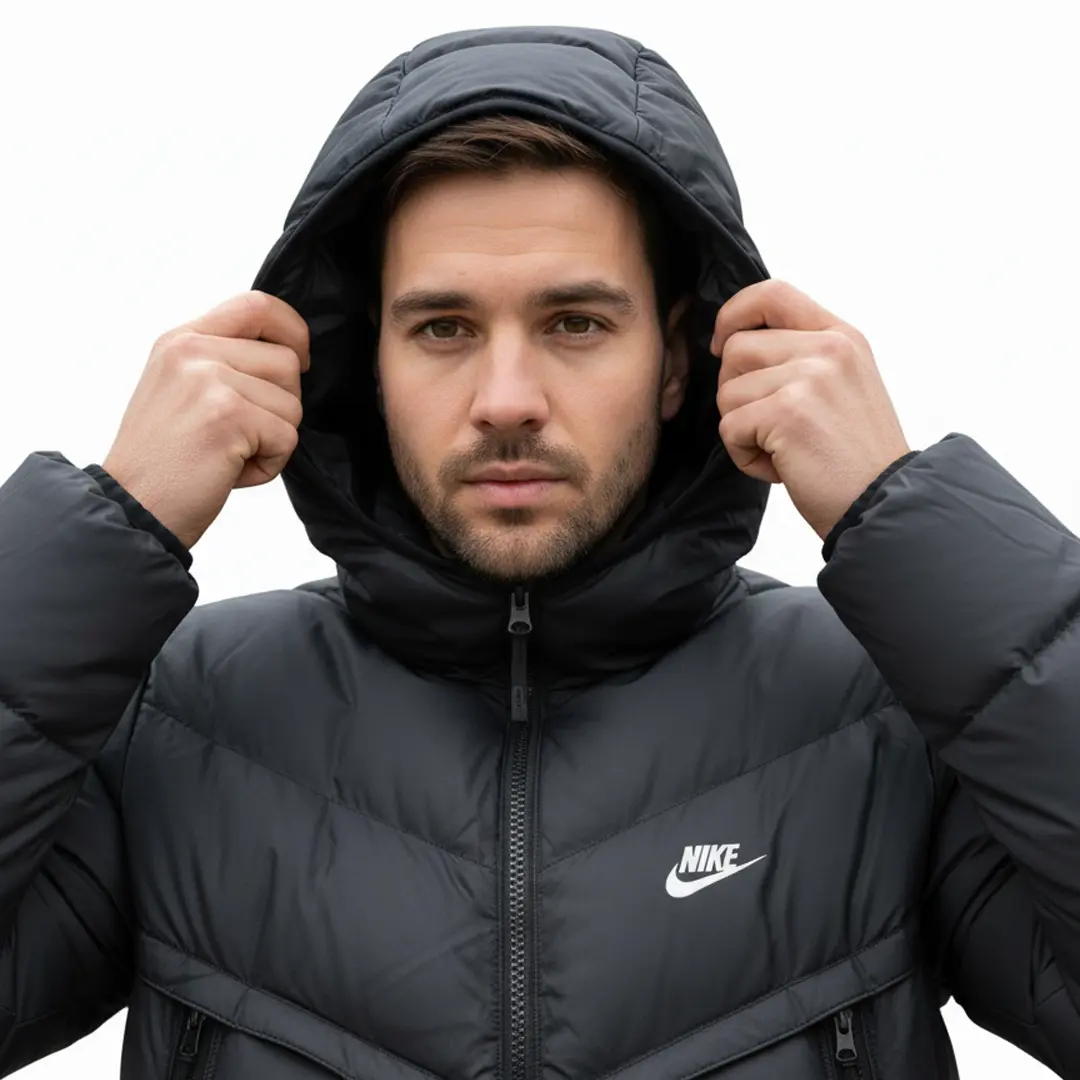 Чоловічий пуховик Nike Storm Fit (чорний)