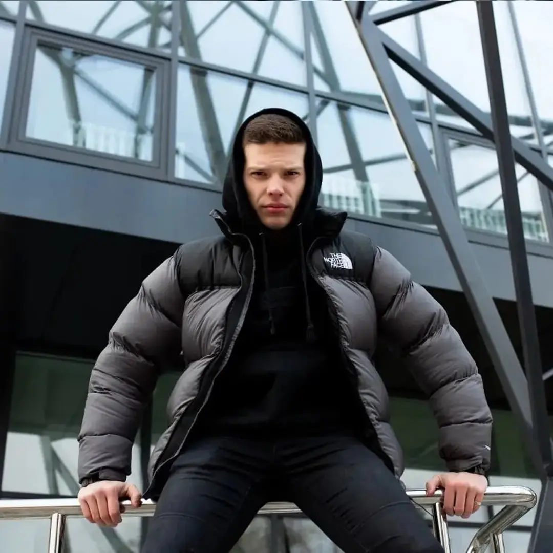 Чоловічий пуховик The North Face (графіт)