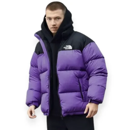 Зимові куртки Чоловічий пуховик The North Face 700 (фіолетовий) Орхідея