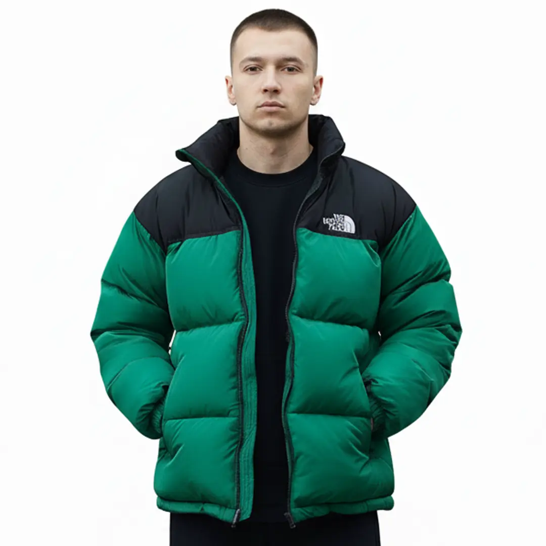 Чоловічий пуховик The North Face (зелений)