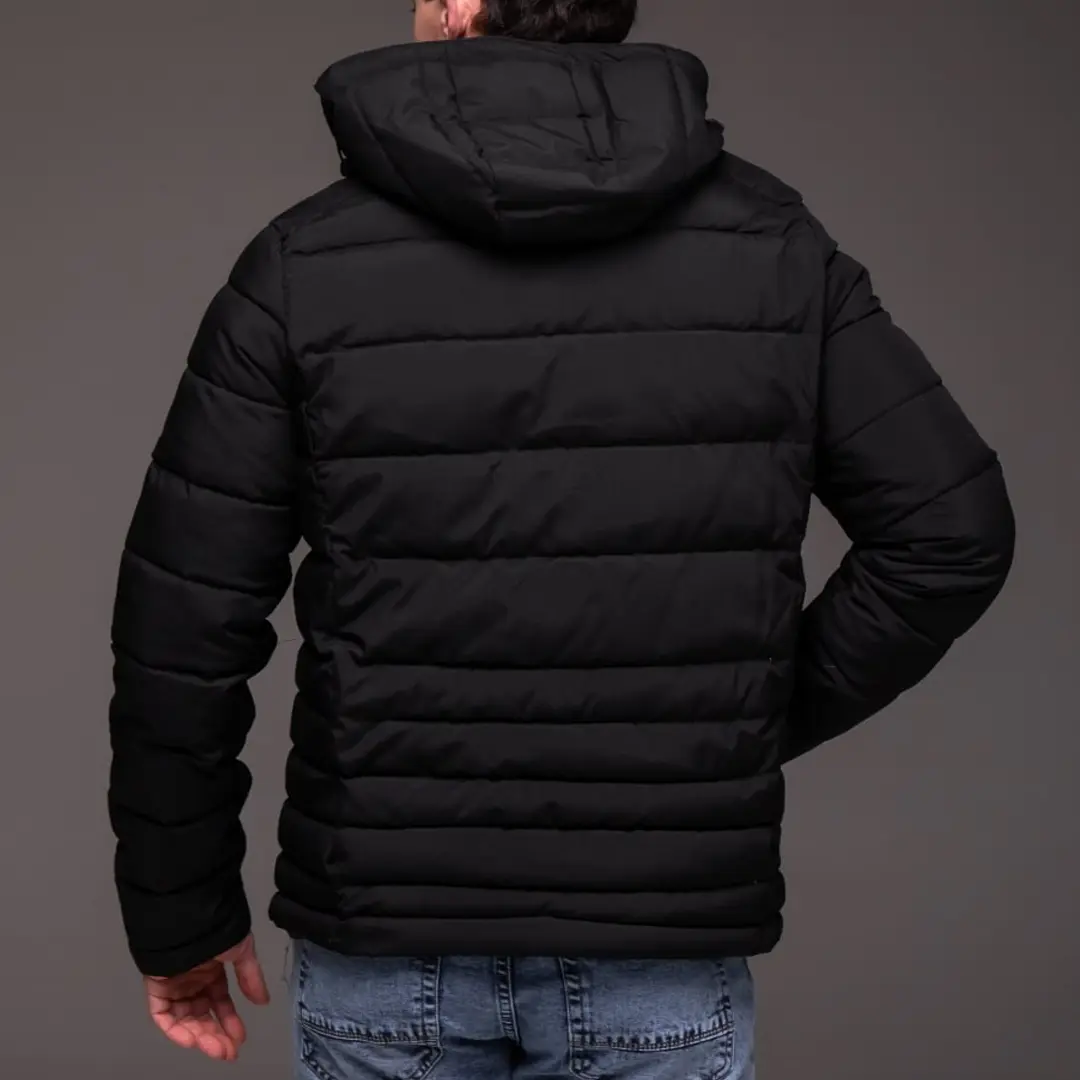 Демісезонна утеплена куртка Might (чорна)