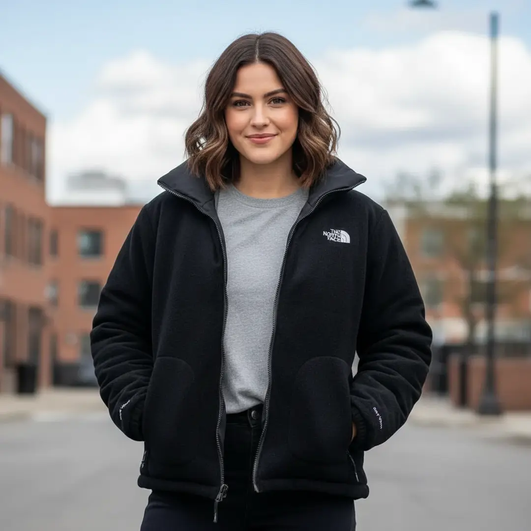 Двосторонній пуховик The North Face (чорний)