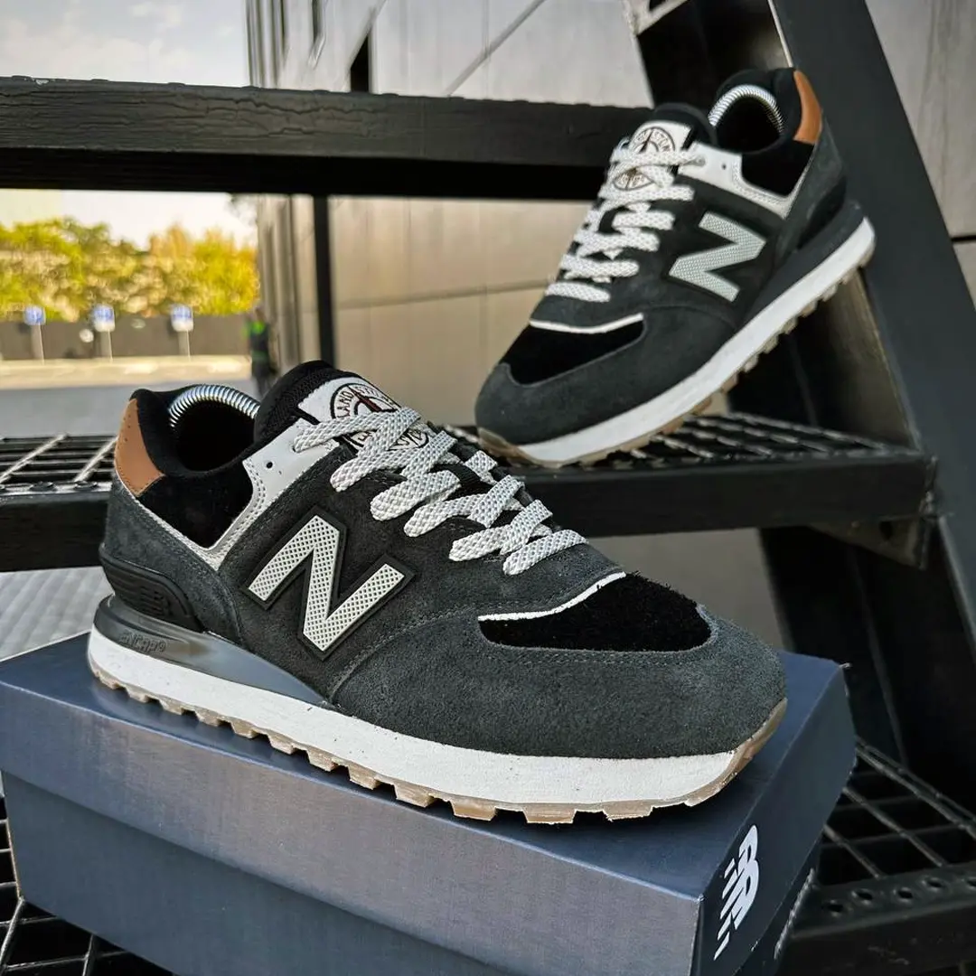 Кросівки New Balance Х Stone Island (dark gray)