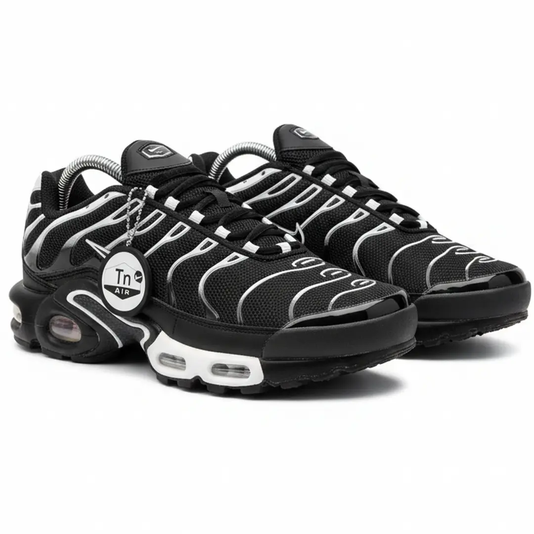 Кросівки Nike Air TN Plus Lace Toggle (Blk’n’Wht)