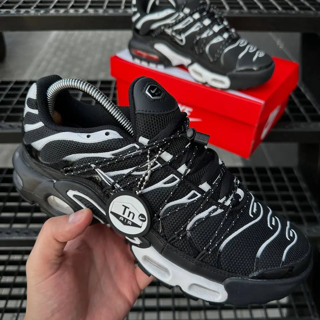 Кросівки Nike Air TN Plus Lace Toggle (Blk’n’Wht)