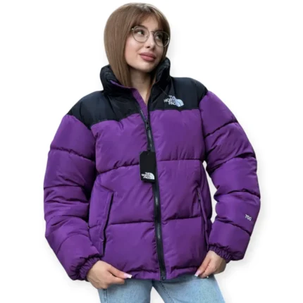 Жіночі зимові куртки Жіночий пуховик The North Face 700 (фіолетовий) Орхідея