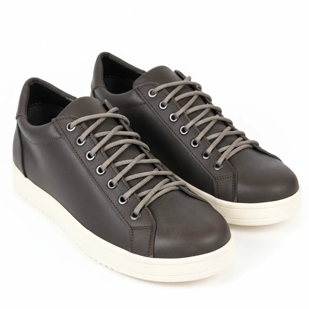 Чоловічі шкіряні черевики (коричневі)