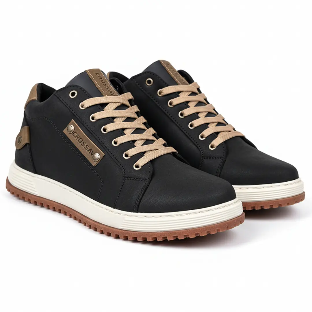 Чоловічі шкіряні зимові черевики