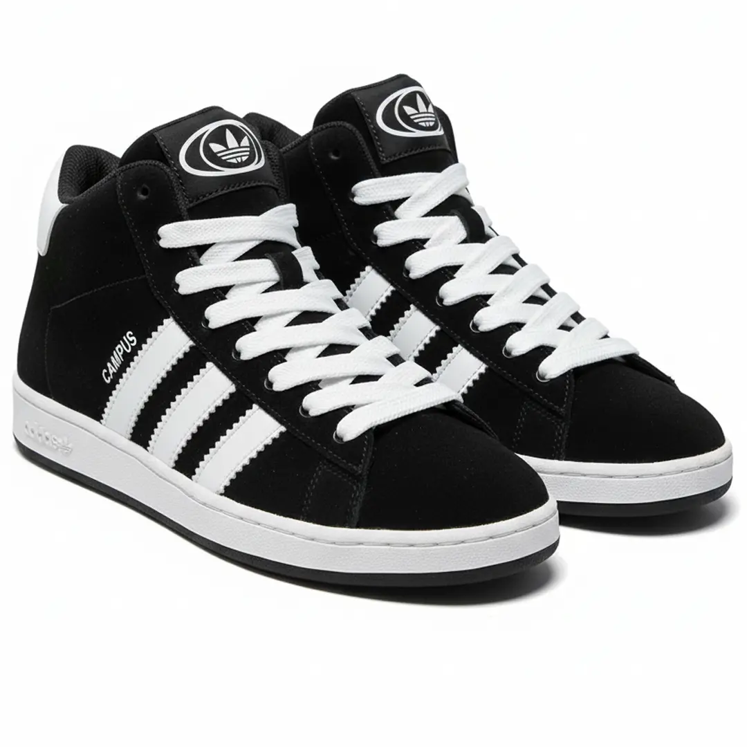 Підліткові зимові нубукові кросівки (чорні)