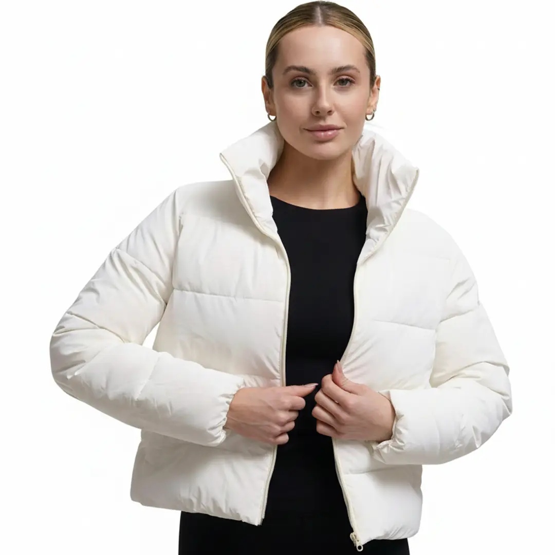 Пуховик укорочений жіночий Lolita (білий)