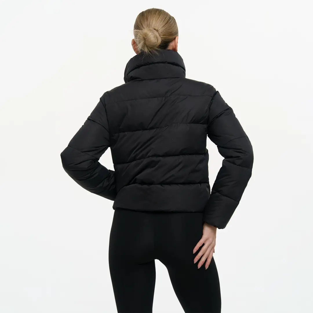 Пуховик укорочений жіночий Lolita (чорний матовий)