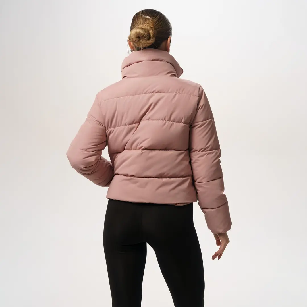 Пуховик укорочений жіночий Lolita (пудровий)