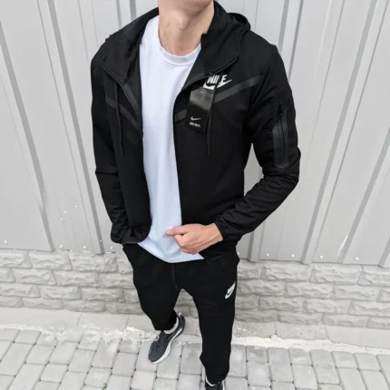 Спортивні костюми Спортивний костюм Nike (чорний) k083 Орхідея