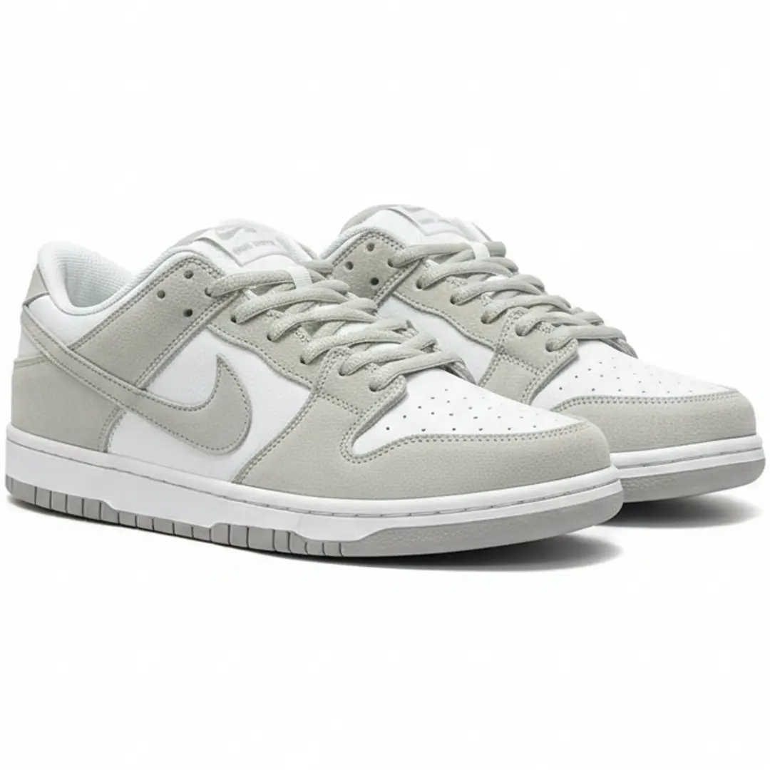 Жіночі кросівки Nike SB Dunk Low (gray & white)