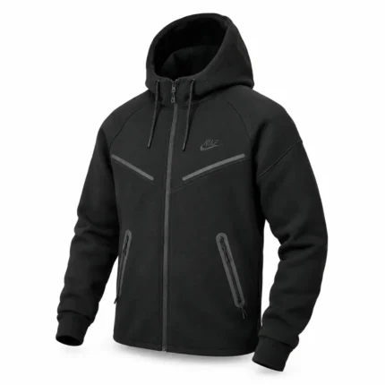 Спортивні кофти Зимова кофта Nike (чорна) Орхідея