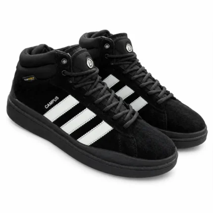 Adidas Зимові кросівки з хутром Adidas Campus х Bad Bunny (black & white) Орхідея
