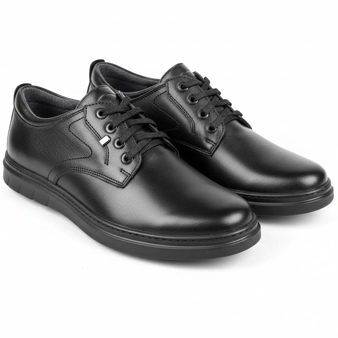 Чоловічі шкіряні напівчеревики Kardinal Т (чорні)