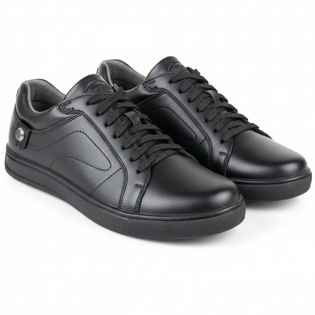 Чоловічі шкіряні напівчеревики Kardinal ТЛ (чорні)