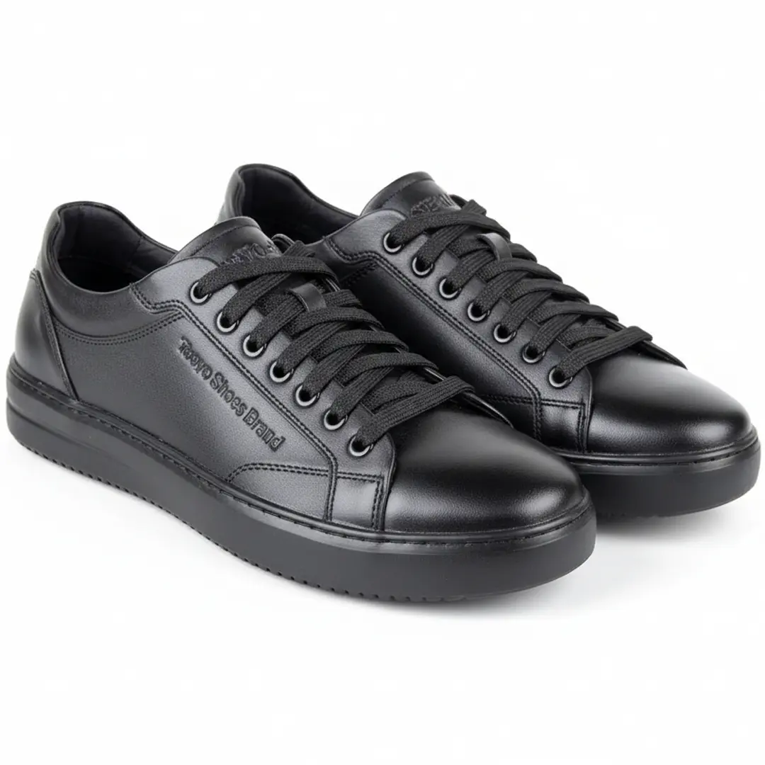 Чоловічі шкіряні напівчеревики Tsevo (топ якість)