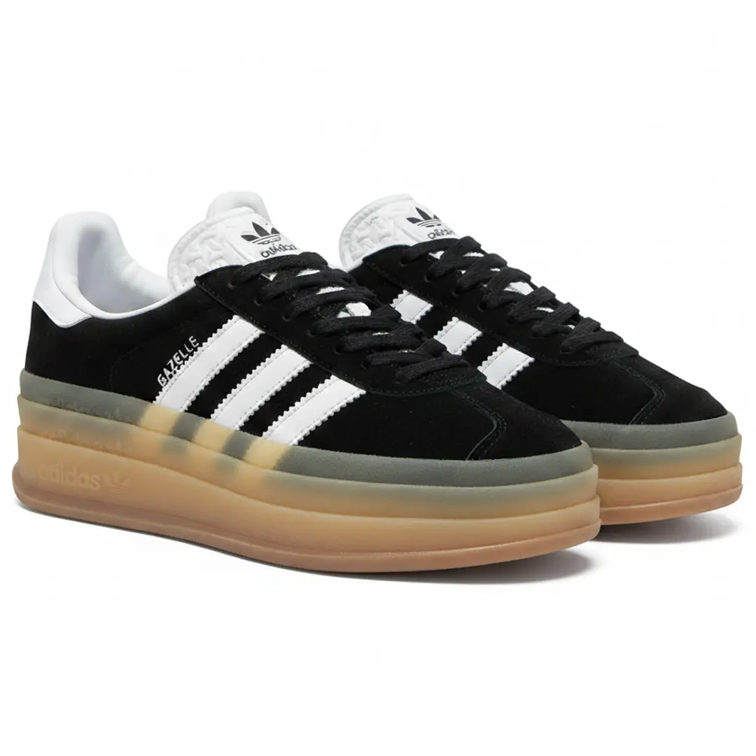 Кросівки жіночі Adidas Gazelle Platform (black)