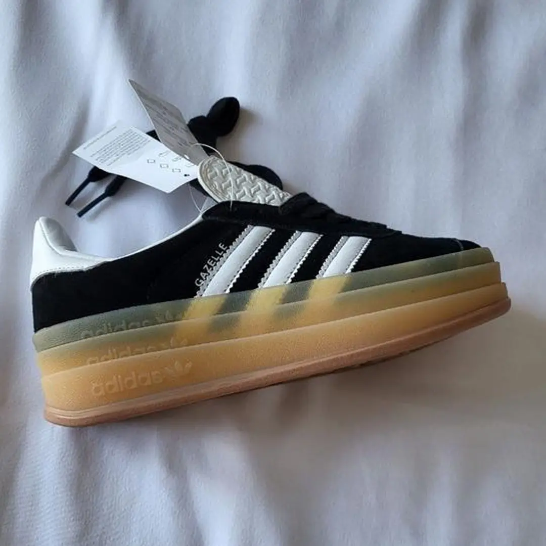 Кросівки жіночі Adidas Gazelle Platform (black)