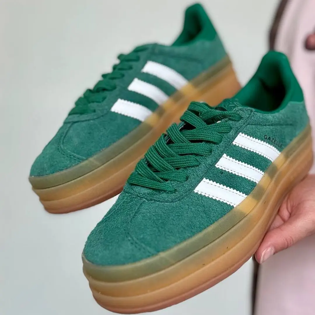 Кросівки жіночі Adidas Gazelle Platform (green)