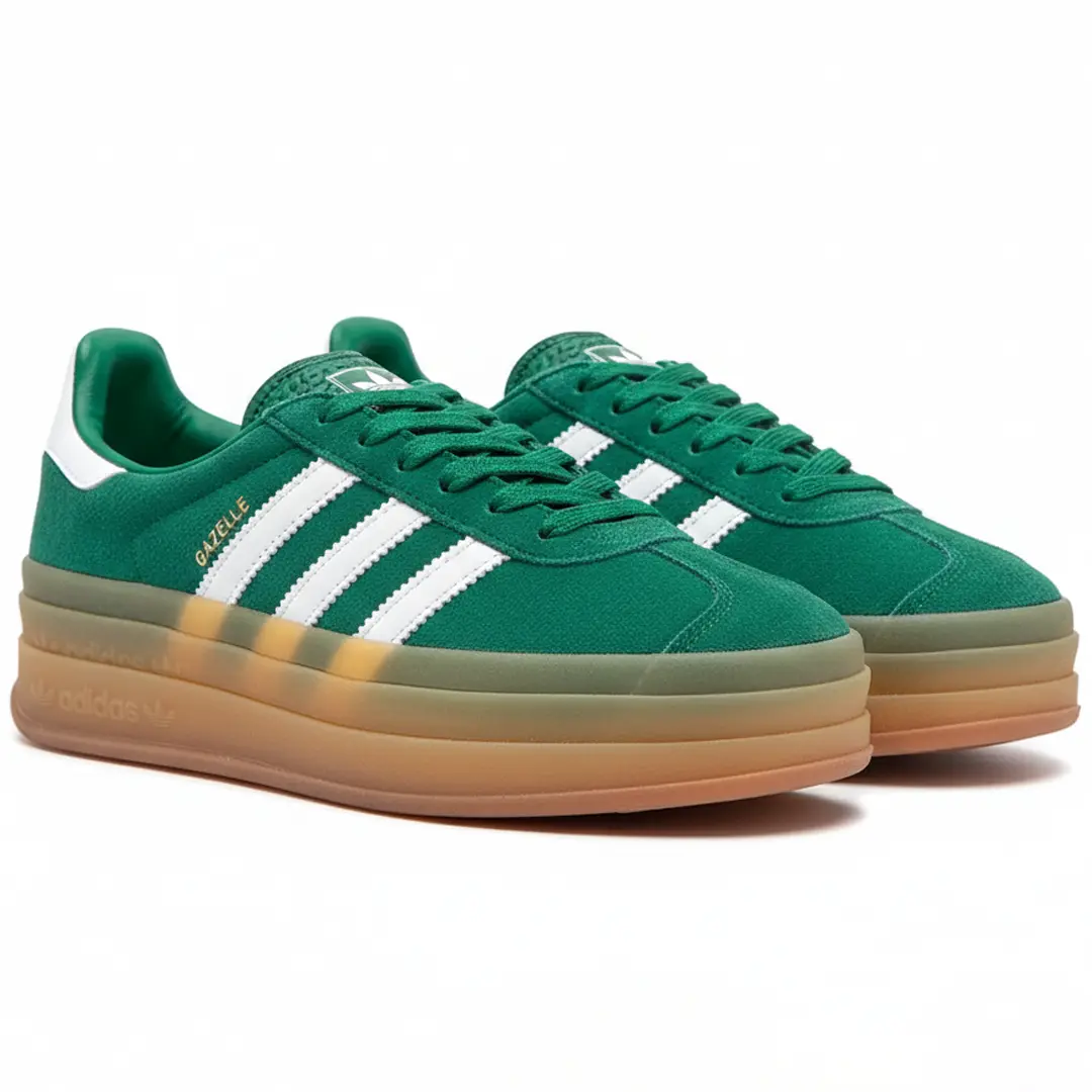 Кросівки жіночі Adidas Gazelle Platform (green)