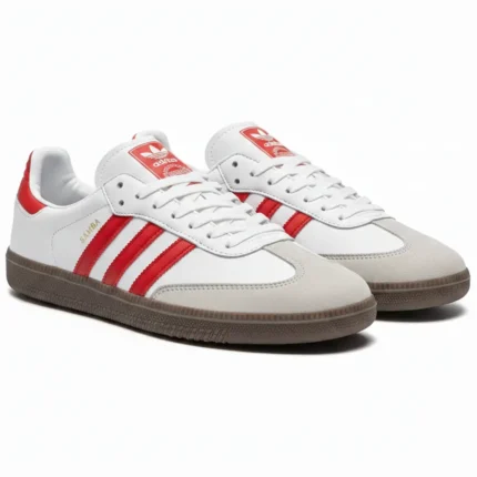 Adidas Кросівки Adidas Samba (grey & red) Орхідея