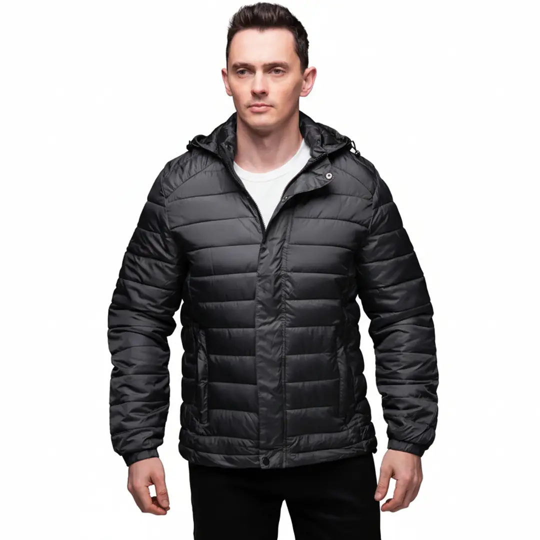 Чоловіча демісезонна куртка Side з планкою (сіра)