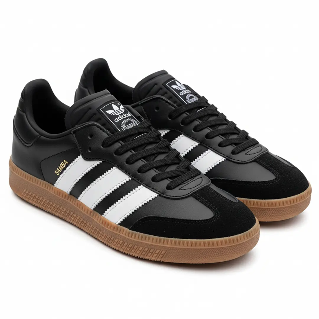 Кросівки Adidas Samba (black & brown)