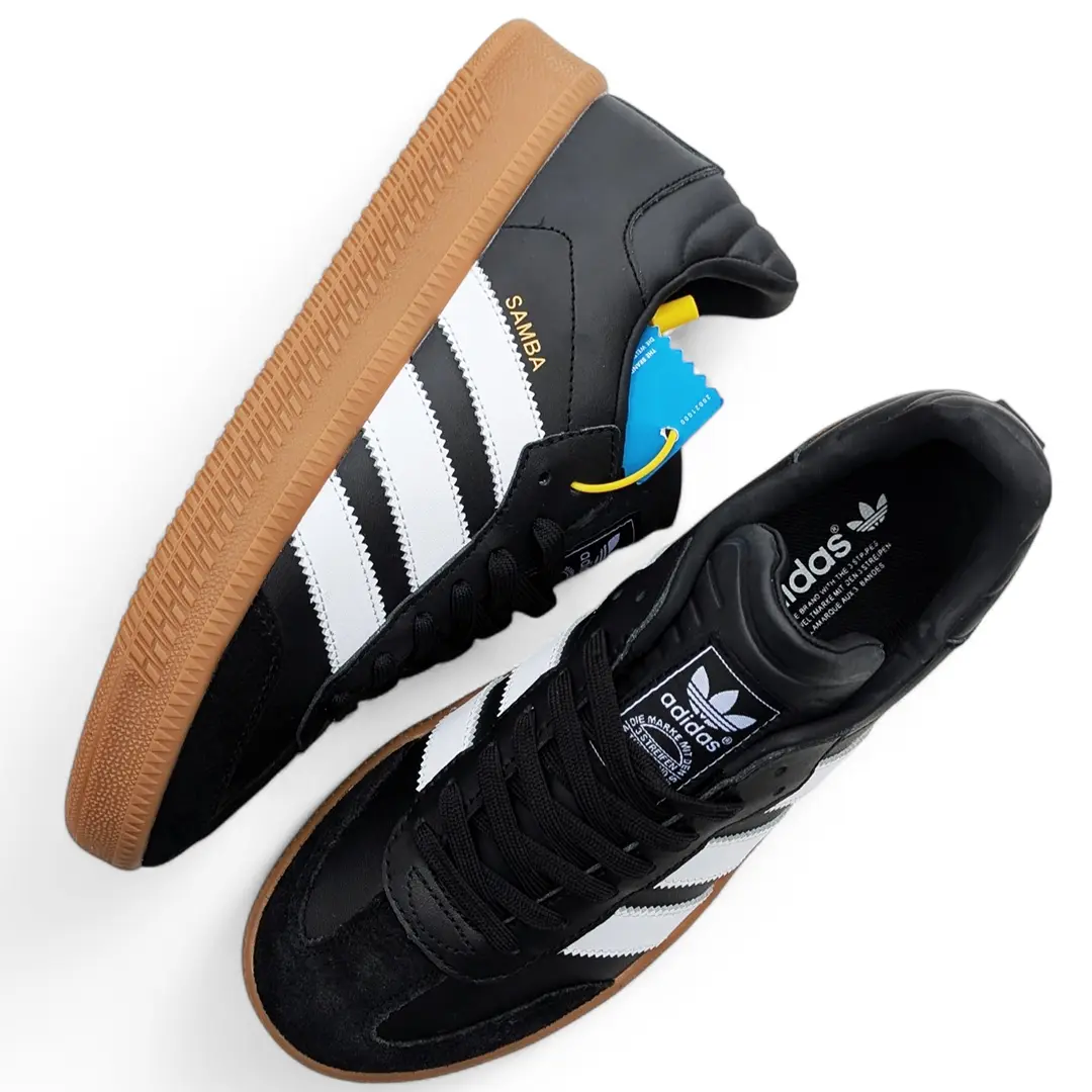 Кросівки Adidas Samba (black & brown)