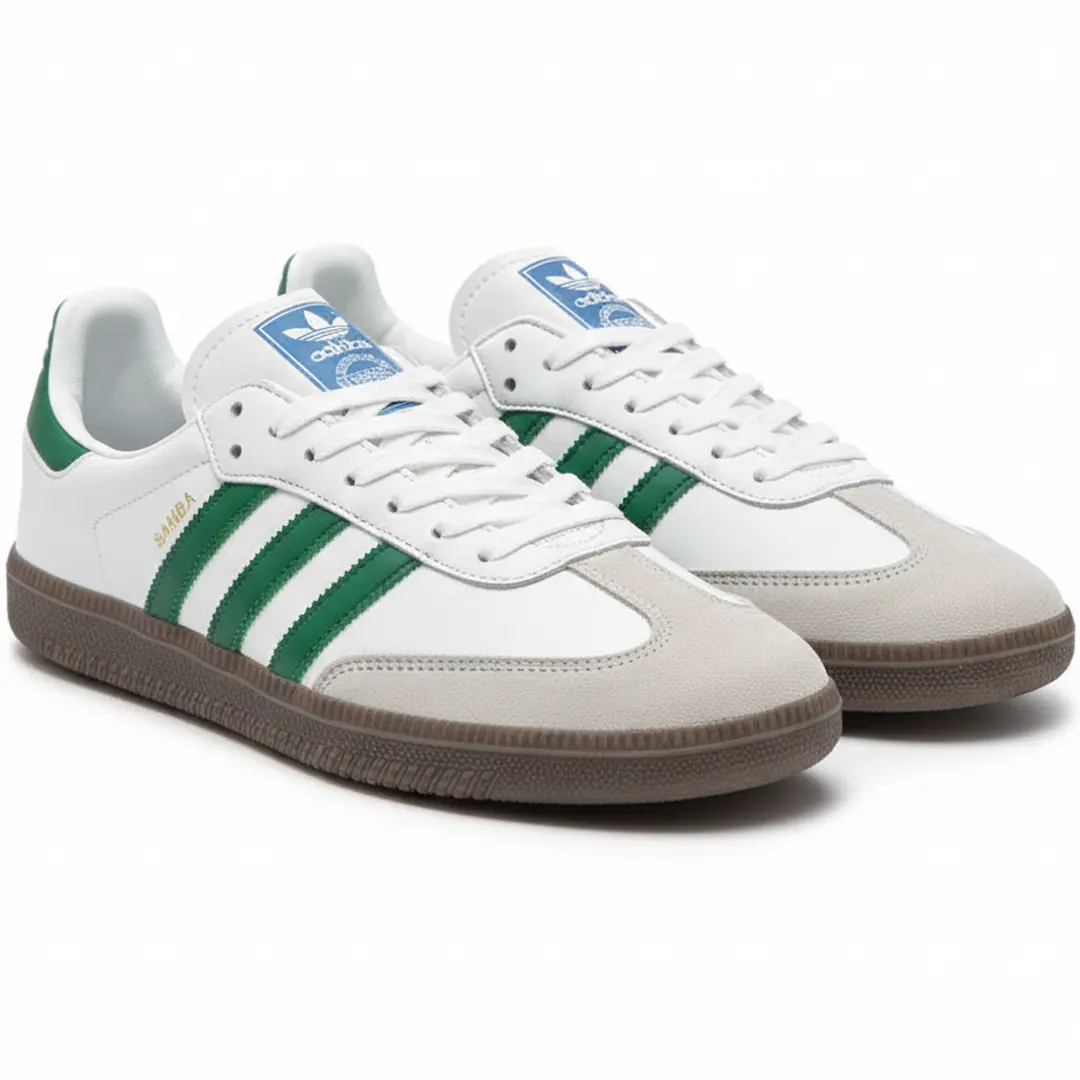 Кросівки Adidas Samba (grey & green)