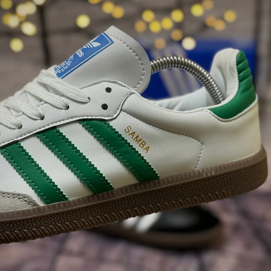 Кросівки Adidas Samba (grey & green)