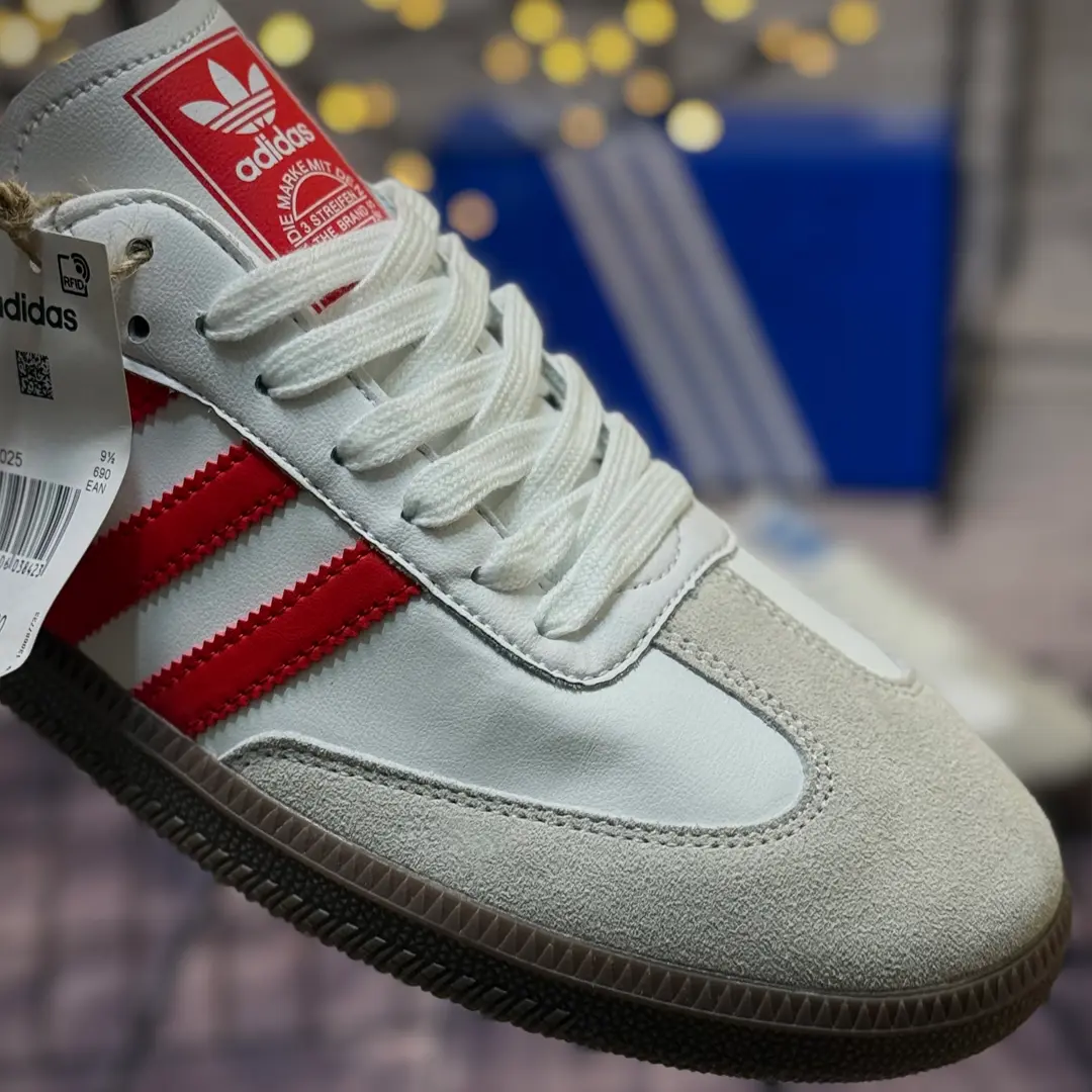 Кросівки Adidas Samba (grey & red)