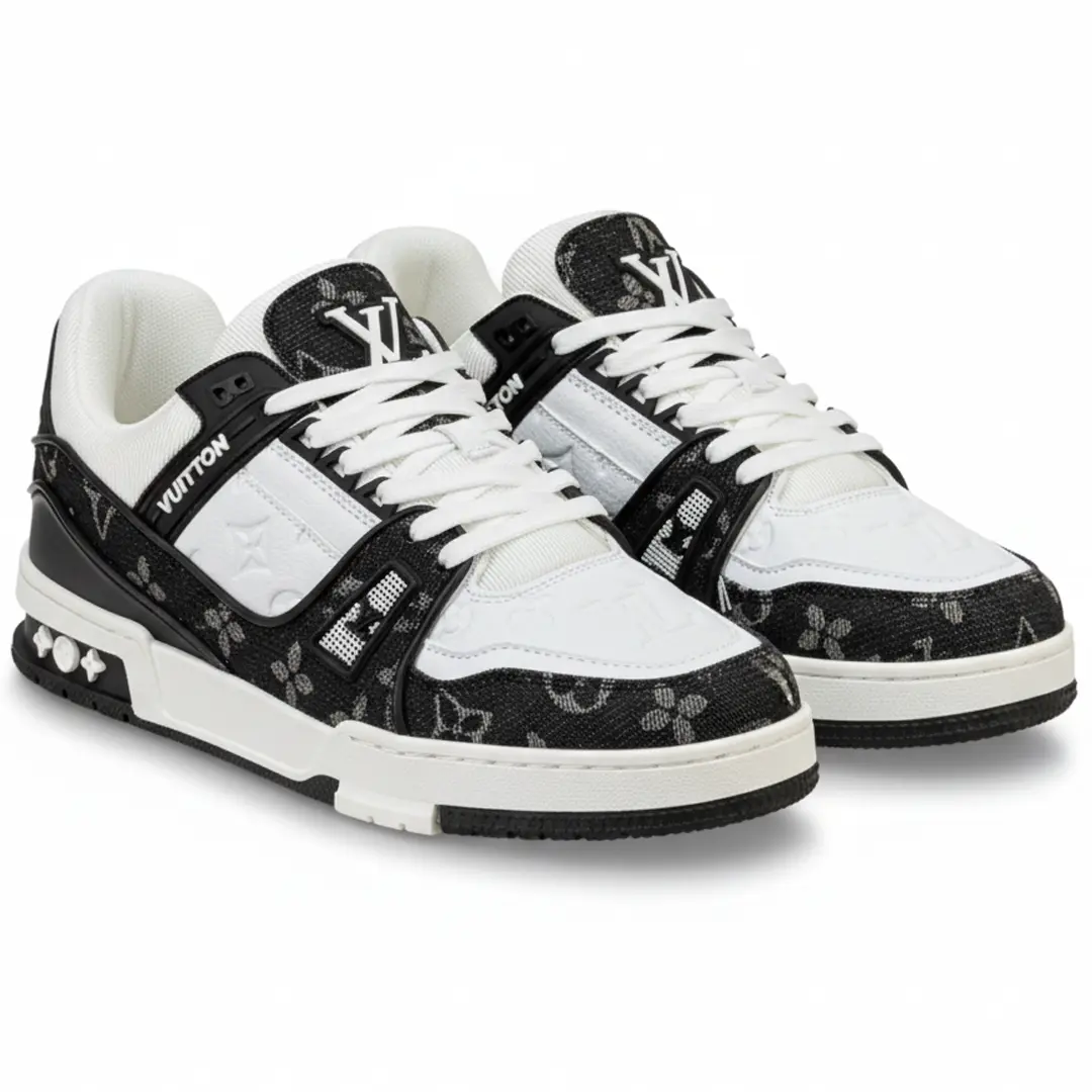 Кросівки Louis Vuitton Trainer (black & white)