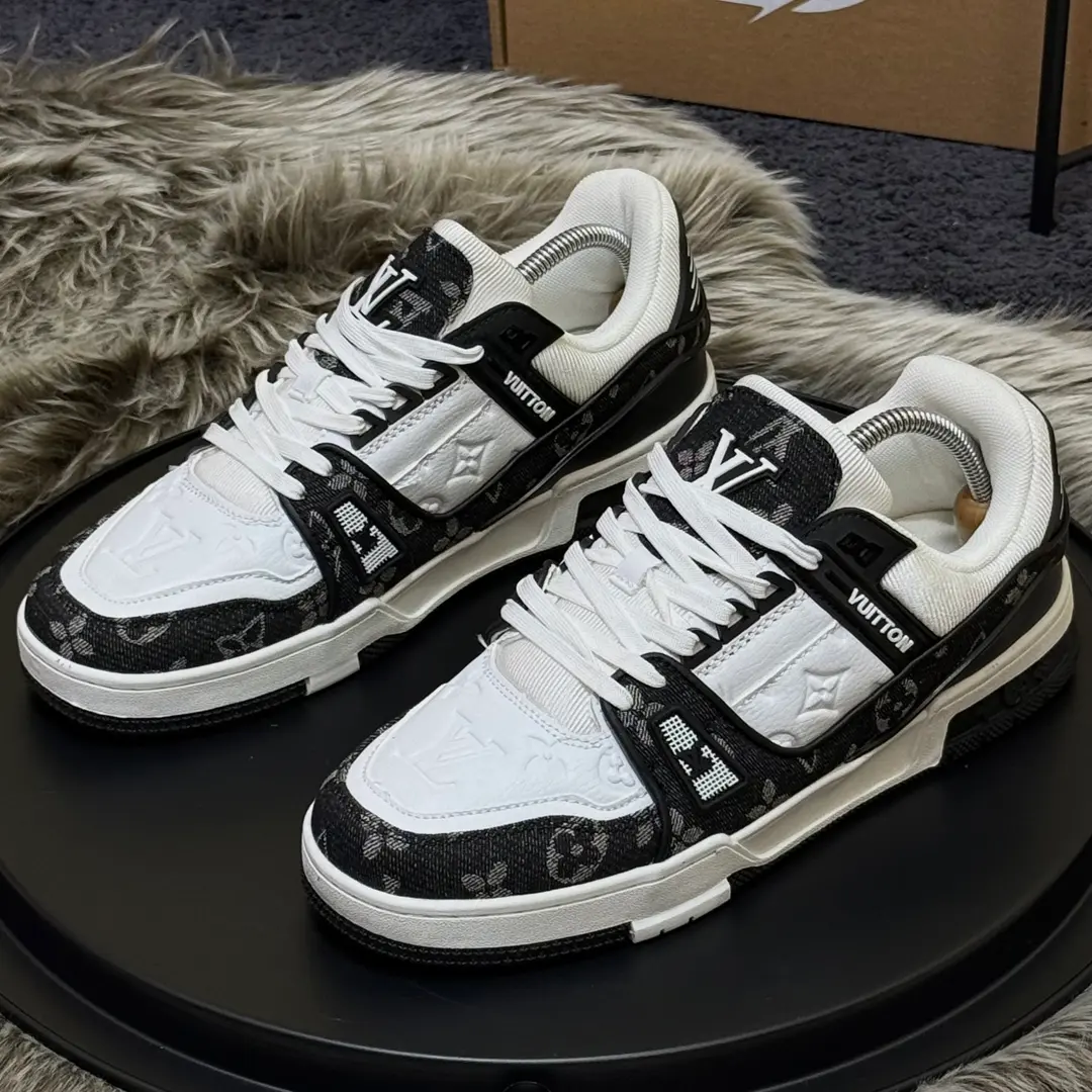 Кросівки Louis Vuitton Trainer (black & white)