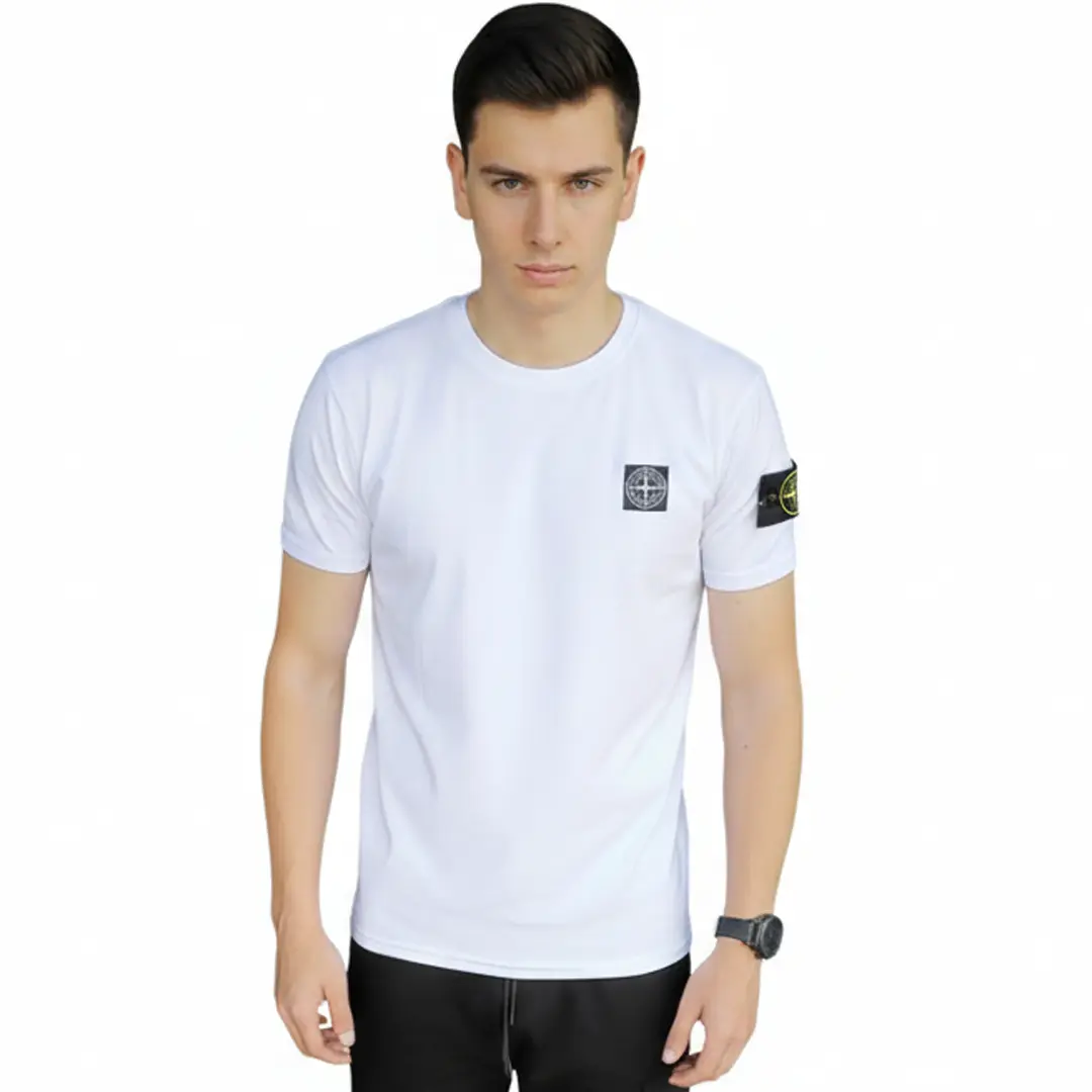Чоловіча футболка Stone Island (біла)