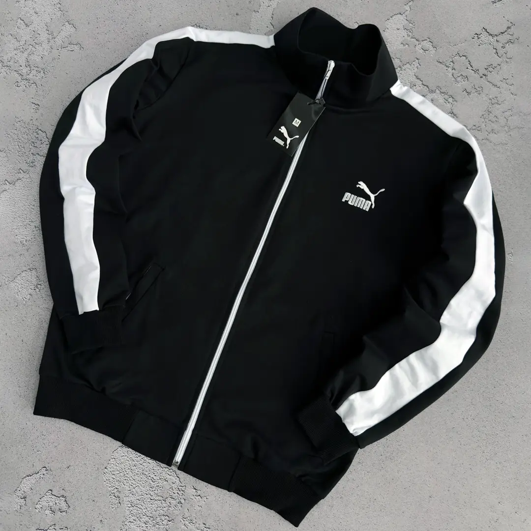 Кофта Puma лампас (чорна)