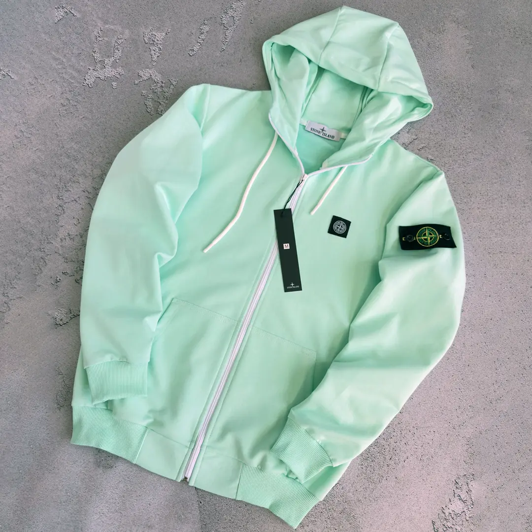 Зіп худі Stone Island (мята)