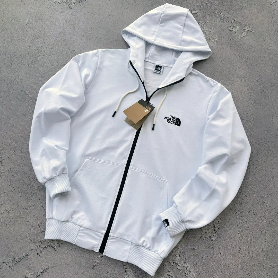 Зіп худі TNF (біла)