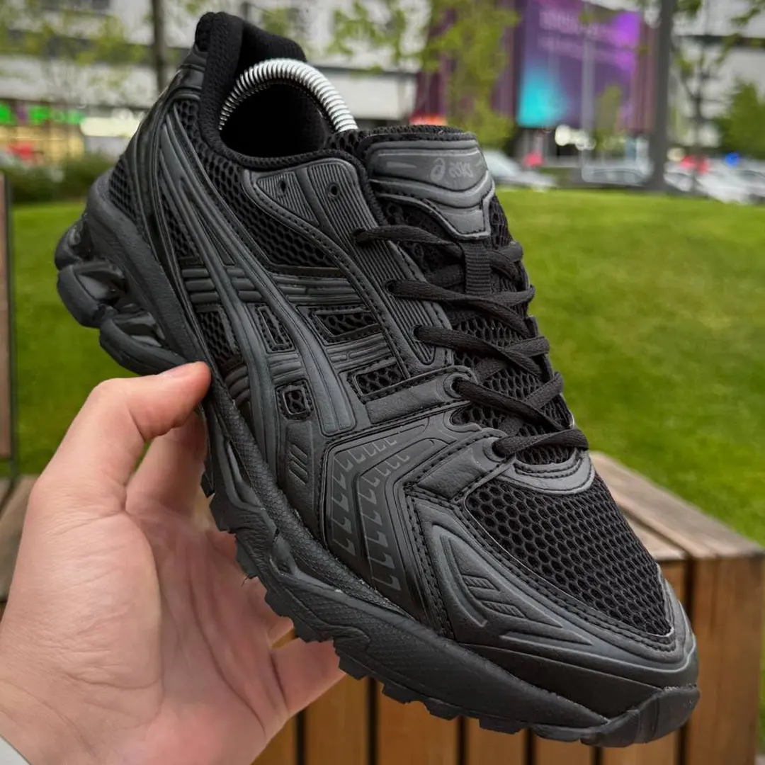 Кросівки літні Asics Gel Kayano сіточка (black)