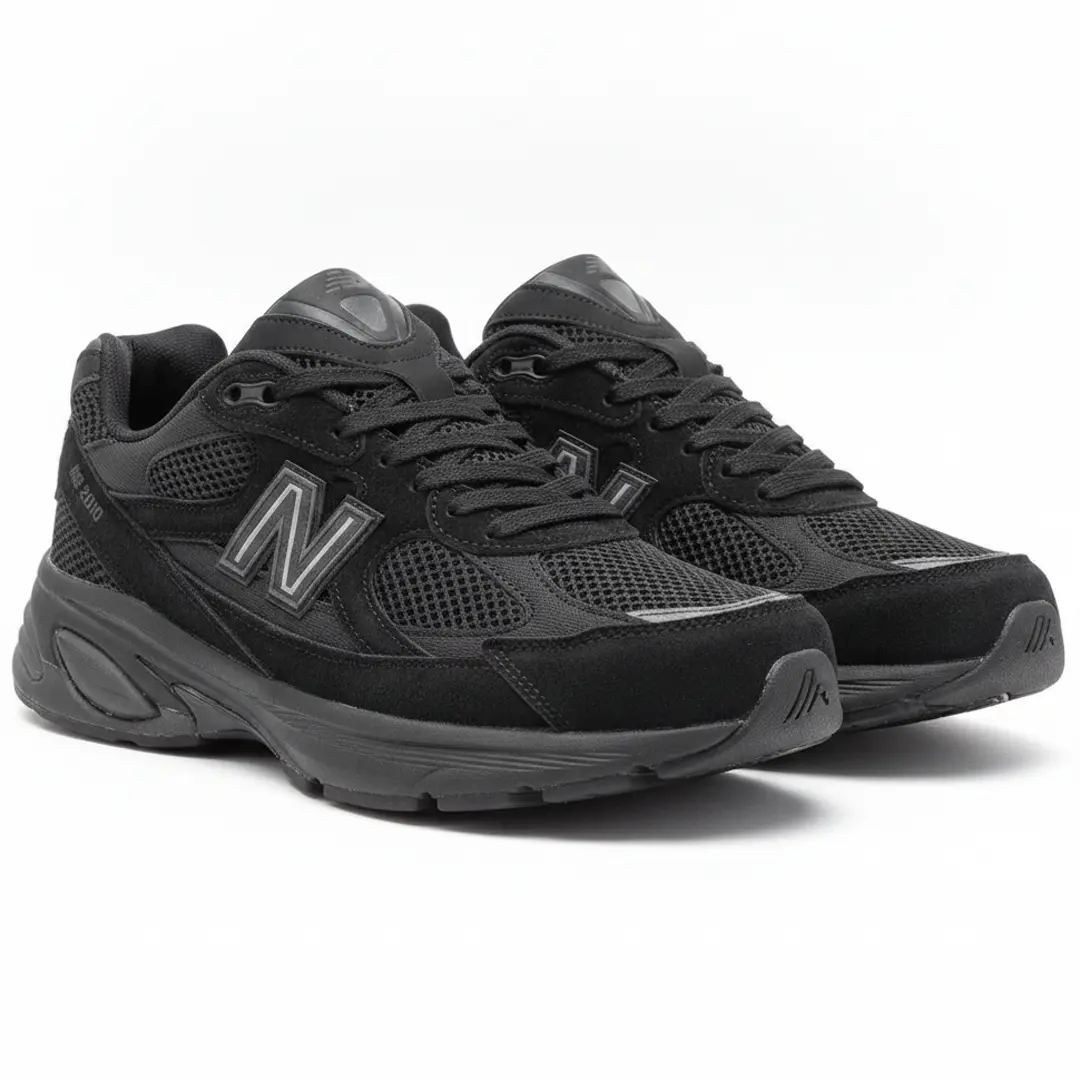 Кросівки літні New Balance сітка (black)